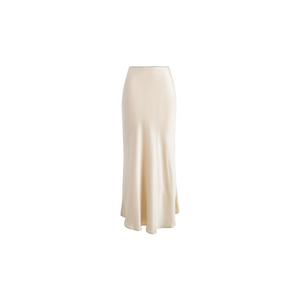 Silk Laundry Hazelnut Bias Cut Skirt