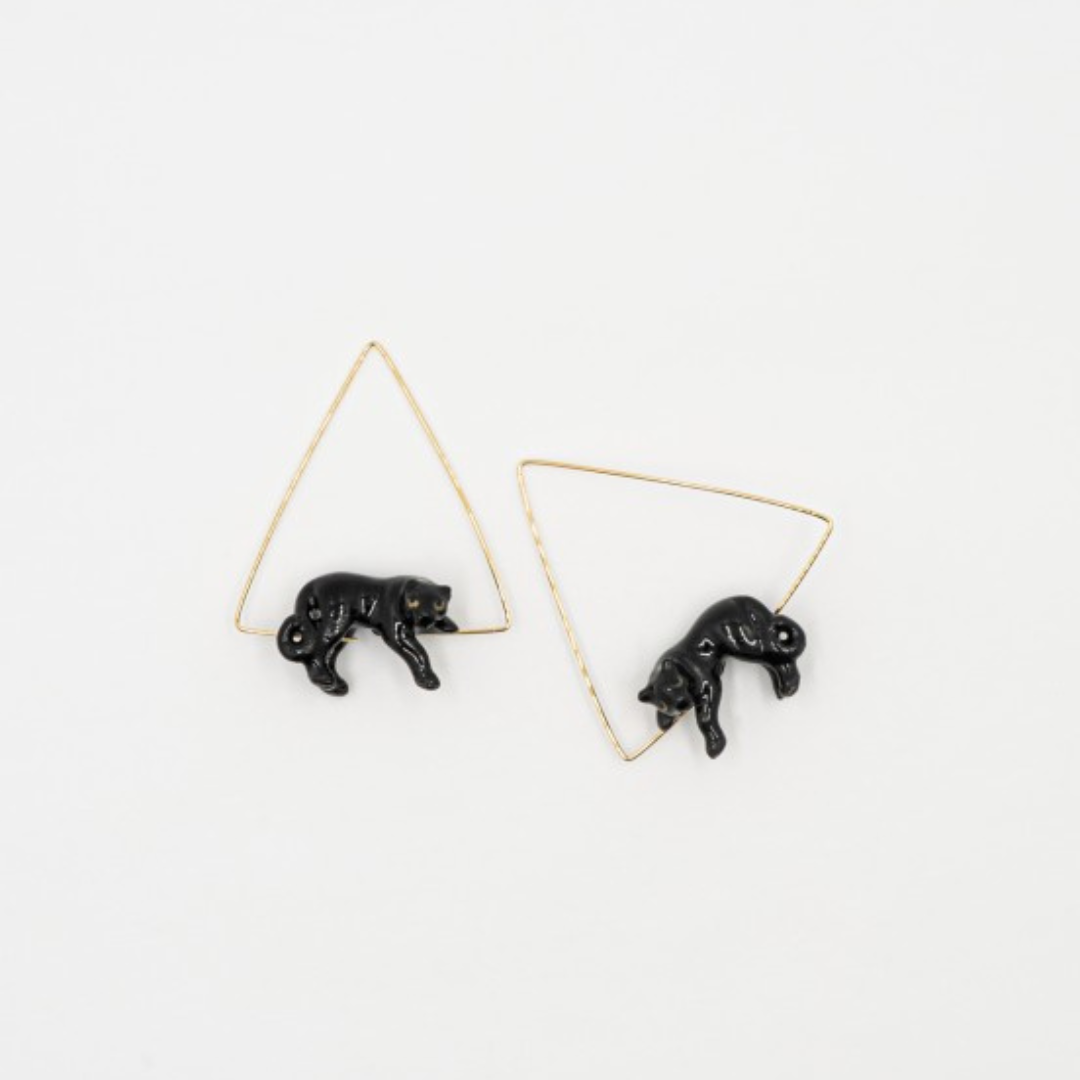 Black Panther Triangle Hoops