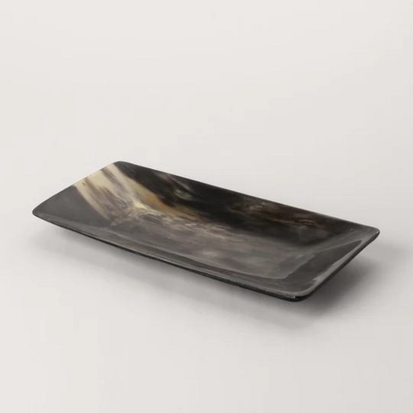 Tray Polished Horn 22cmx11.5cm