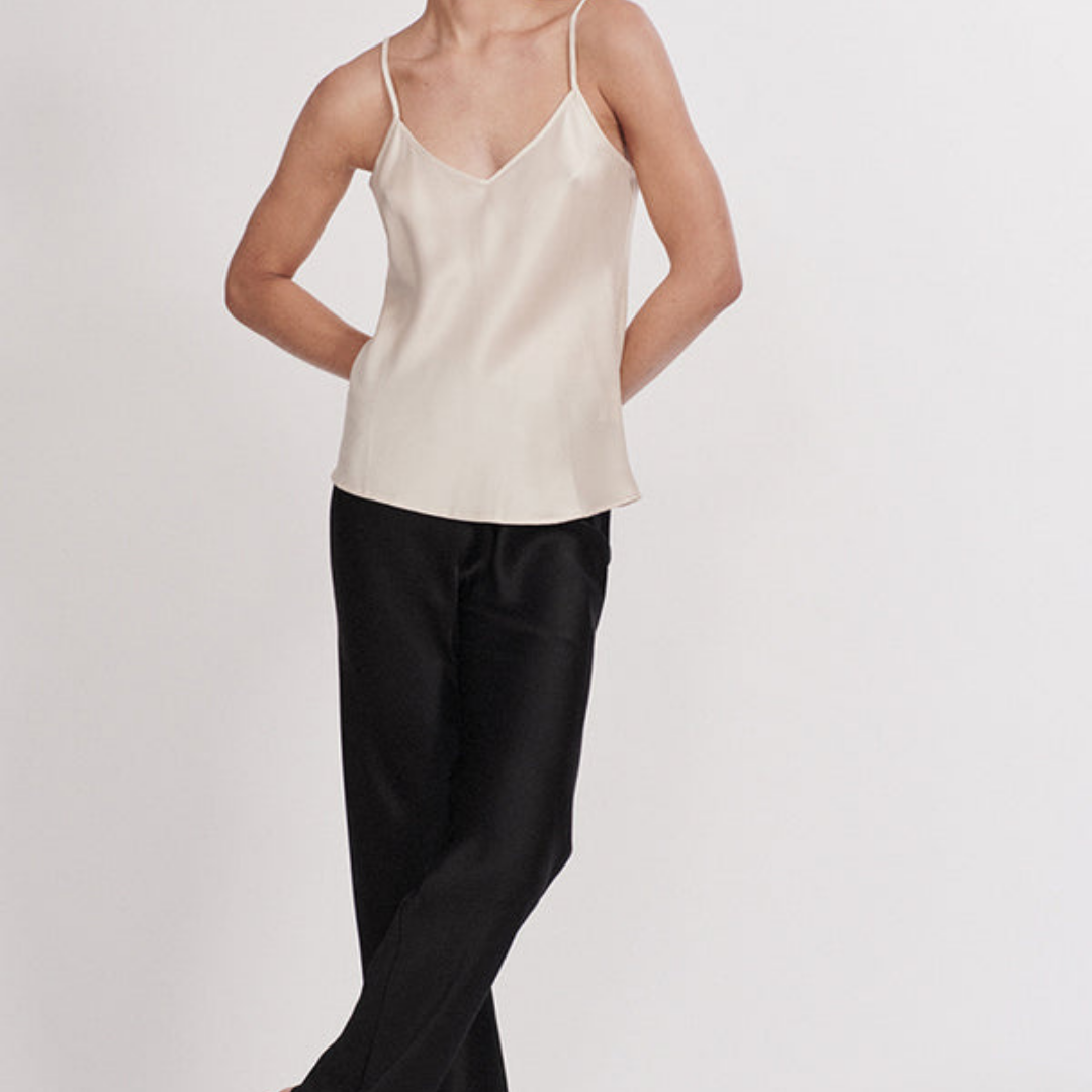 Bias Cut Cami Hazelnut