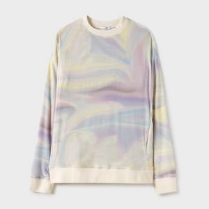 Velvet Sweatshirt Rainbow - Silk Laundry