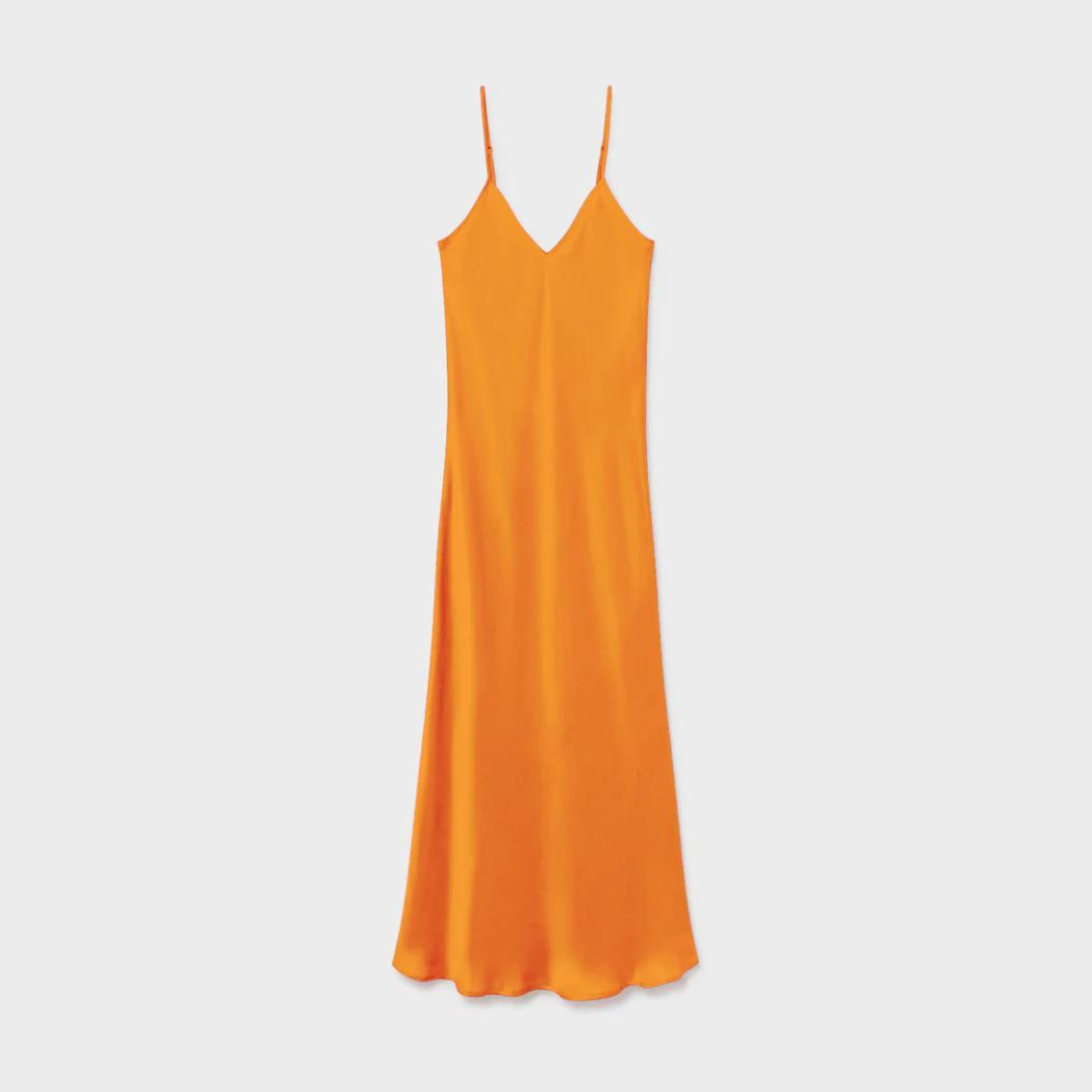 Silk Laundry Fire Lily 90s Slip Dress
