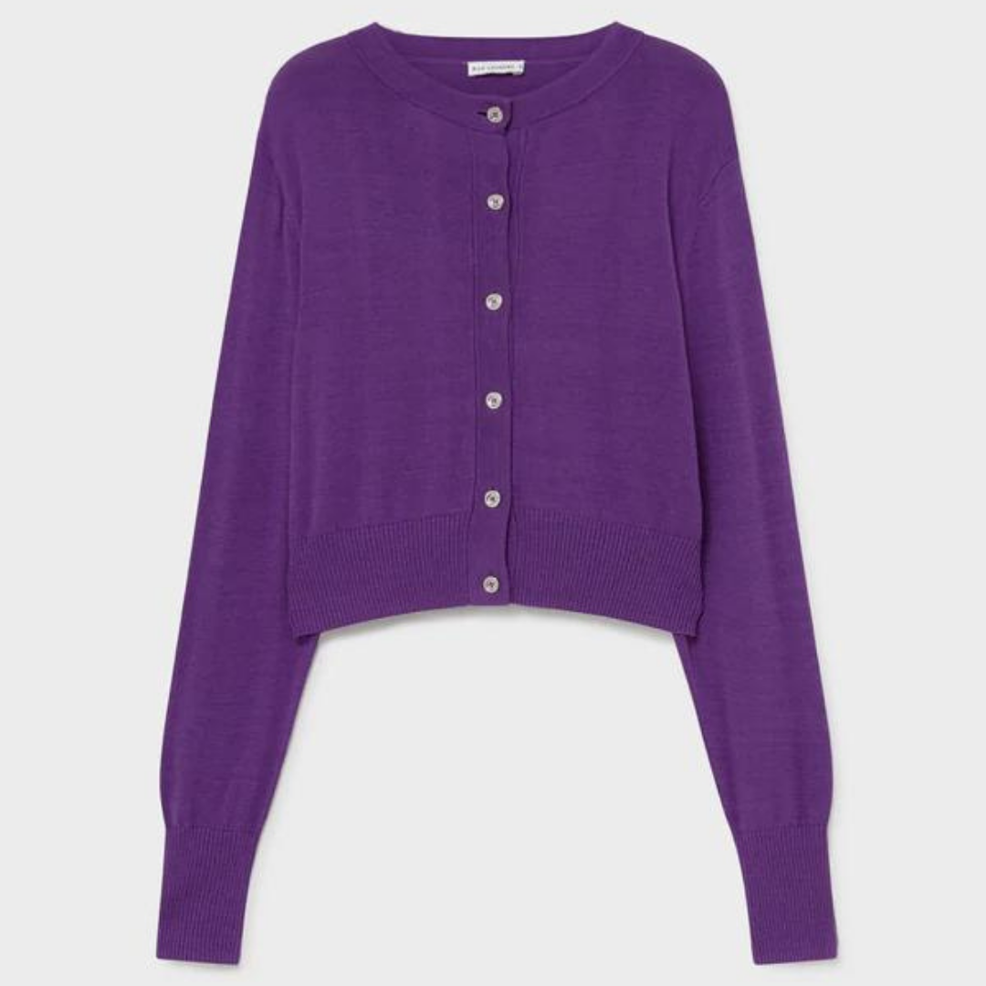 Silk Laundry Wanderer Cropped Cardigan