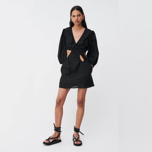 Suboo Black Roy Layered Mini Dress