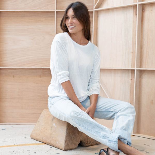 Long Sleeve Round Neck Tee