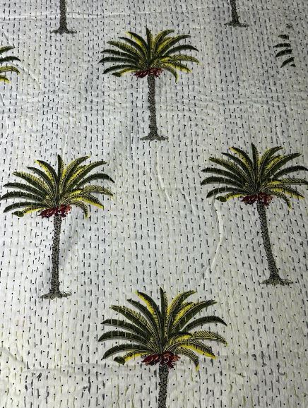 Kantha Green Palmtree