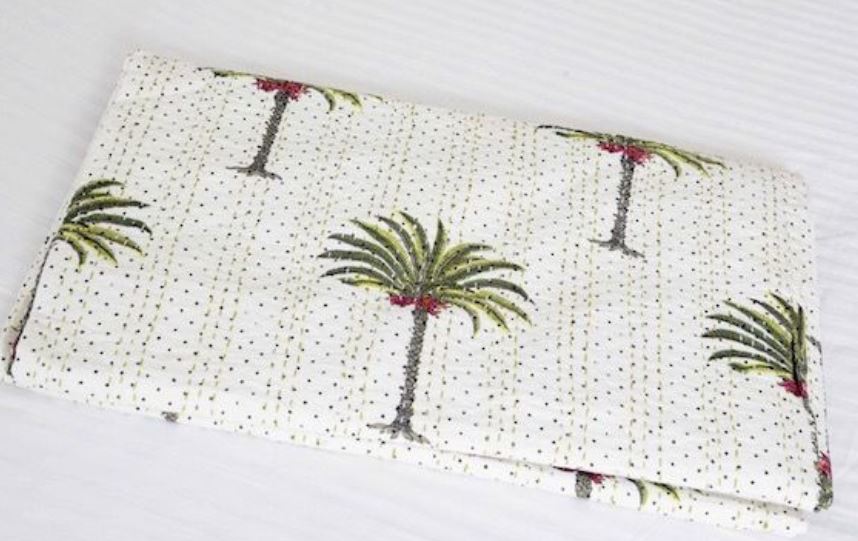 Kantha Green Palmtree