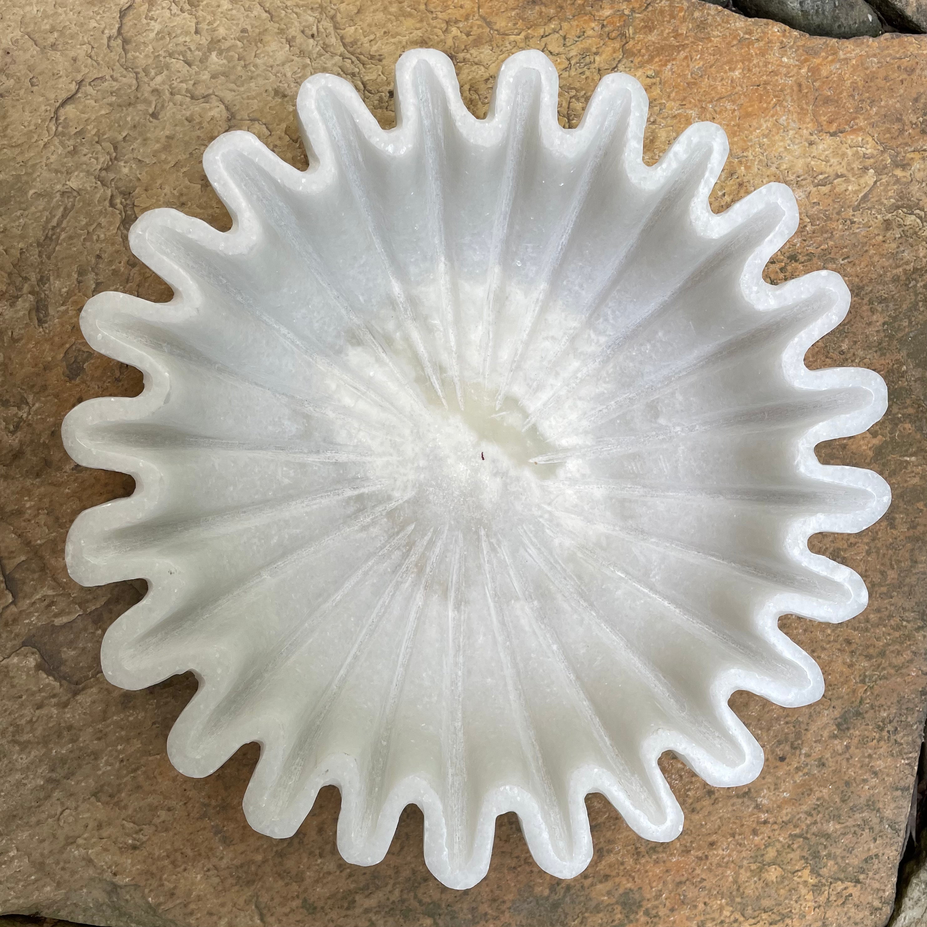 Ruffle Deep Bowl - Polished