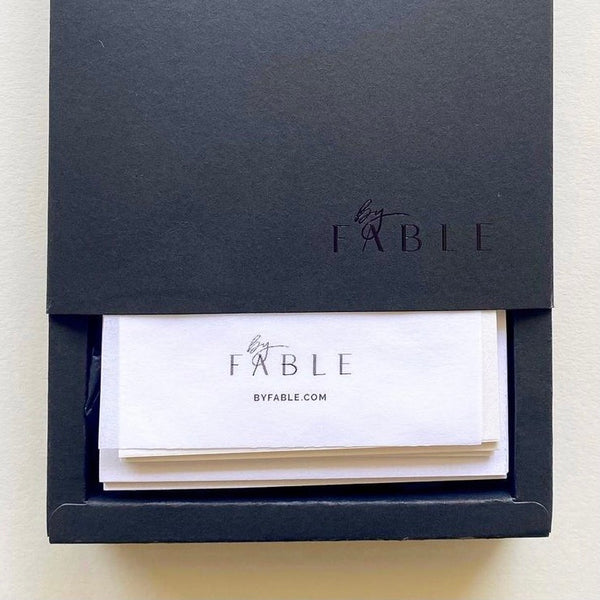 By Fable Note Cards Set of 8 - Various Designs