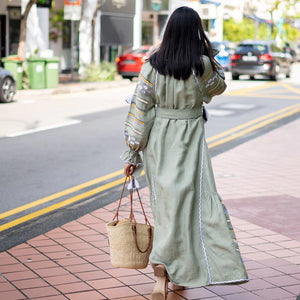Traditions Embroidered Maxi Dress - Bravo Collection
