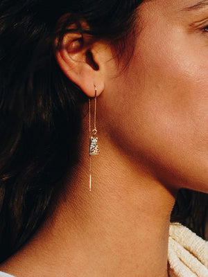 Leopard Long Earrings - Nach